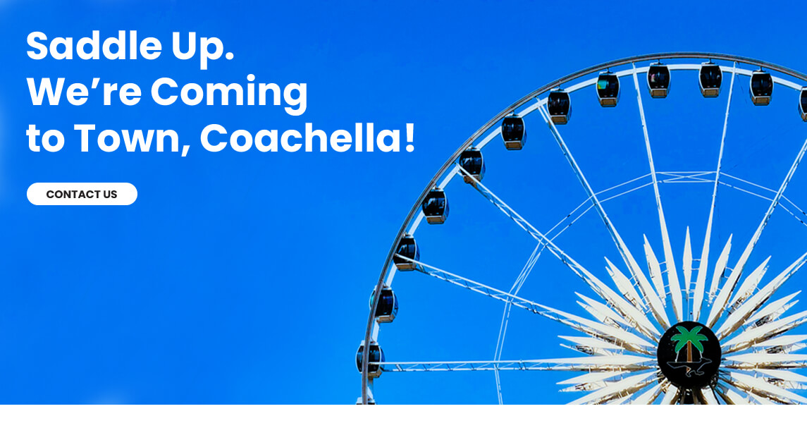 Time to party, Coachella! We're coming to the spring festivals.