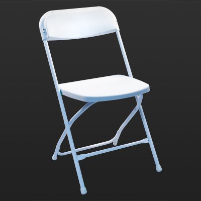 Rental Folding Chairs-Samsonite-Attractive Blue/Gray Color 
